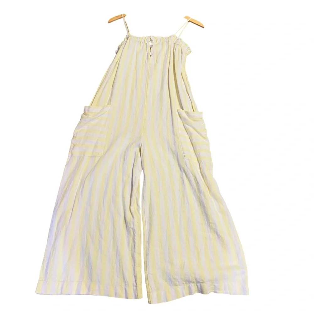 Stoney Clover Lane x Target Stripe Yellow Jumpsuit Size XS - Picture 5 of 11
